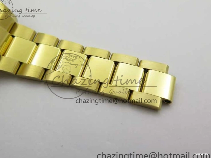 KKF Steel YG Dial Best 904L Edition 1:1 Green Bracelet YG Daytona on A7750 0410